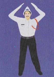 Taffic police hand signals in hindi
