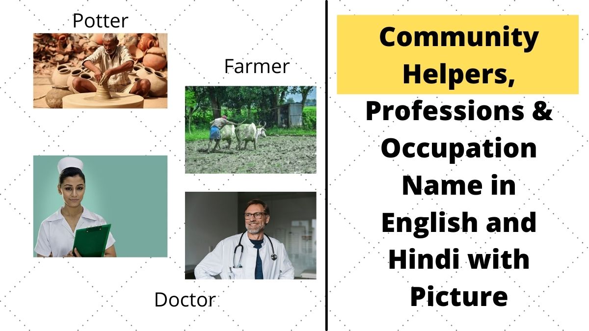 community helpers names in hindi and english with picture
